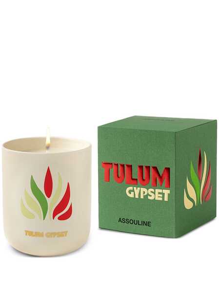  Assouline Tulum Gypset - Travel From Home Candle (319g) - Neutrals 
