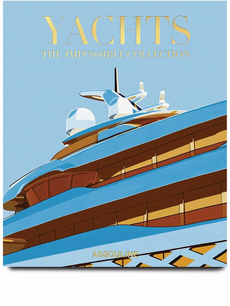  Assouline Yachts: The Impossible Collection Hardback Book - Blue 