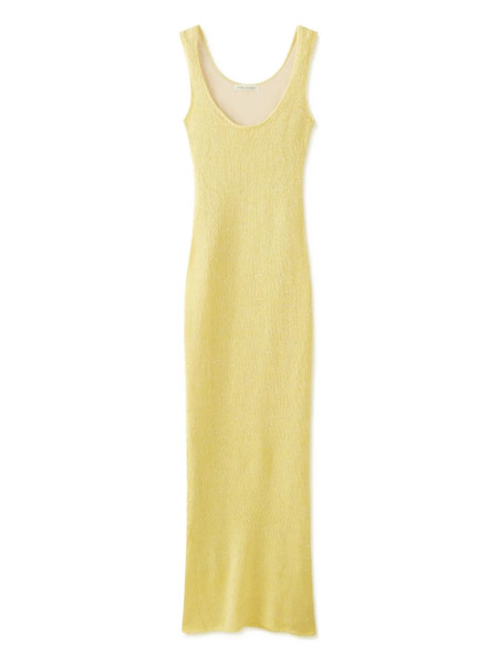  Asta Resort Ana Scoop Neck Maxi Dress - Yellow 