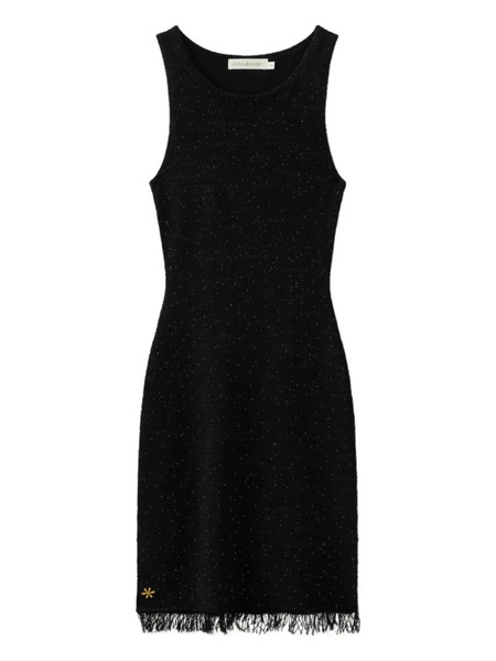  Asta Resort Natalia Fring-hem Mini Dress - Black 