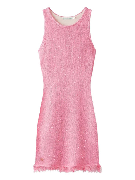  Asta Resort Natalia Fring-hem Mini Dress - Pink 