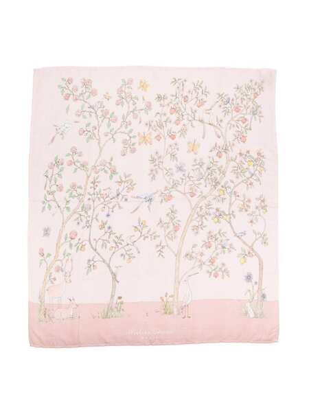  Atelier Choux Bloom Organic Cotton Blanket - Pink 
