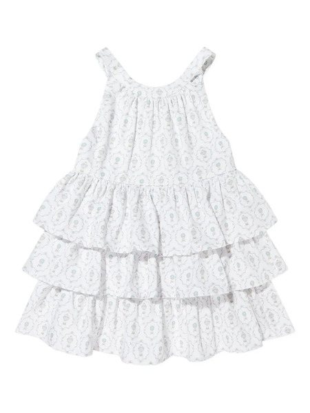  Atelier Choux Camille Ruffled Tiered Dress - White 