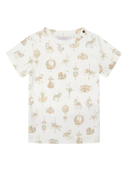  Atelier Choux Carousel T-shirt - White 