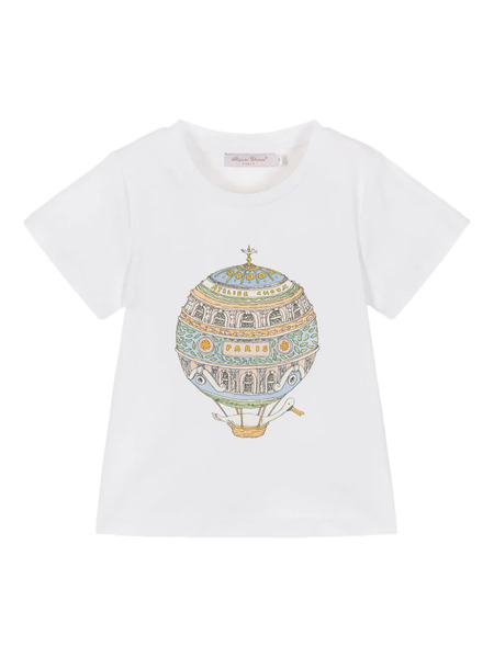  Atelier Choux Graphic-design T-shirt - White 
