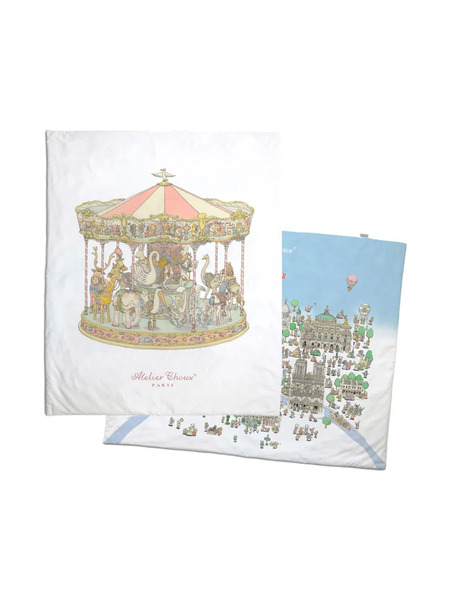  Atelier Choux Reversible Changing Mat - White 
