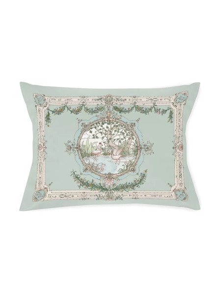  Atelier Choux Tapestry-print Cushion - Green 