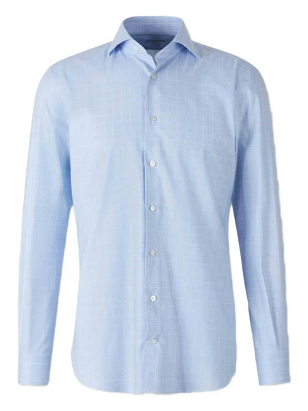  Atelier Munro Check Shirt - Blue 