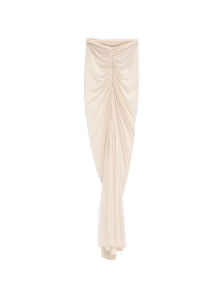  Atlein Draped Skirt - Neutrals 