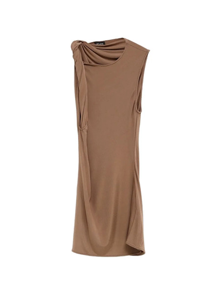  Atlein Draped Sleeveless Top - Neutrals 