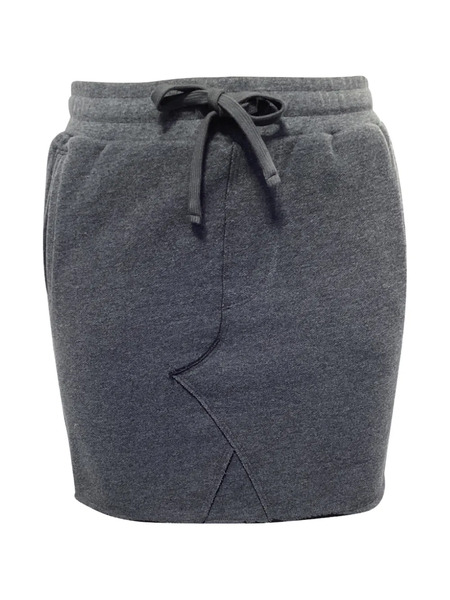  Atm Anthony Thomas Melillo Drawstring-fastening Mini Skirt - Grey 