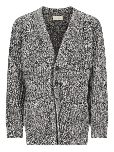  Atomo Factory Buttoned Cardigan - Grey 