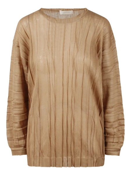  Atomo Factory Crinkled-effect T-shirt - Neutrals 