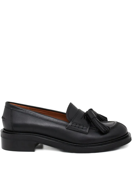  Atp Atelier Albaredo Tassel Round-toe Loafers - Black 