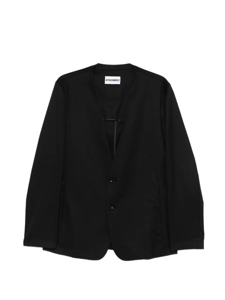  Attachment Button Front Jacket - Black 