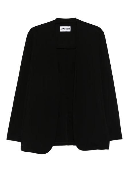  Attachment Open Front Knitwear - Black 