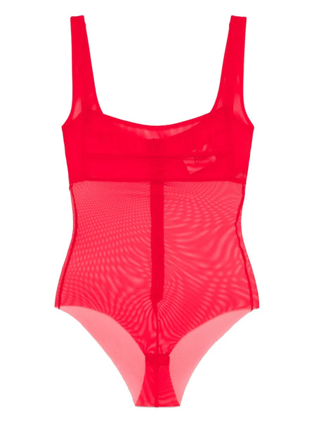  Atu Body Couture Mesh Bodysuit - Red 
