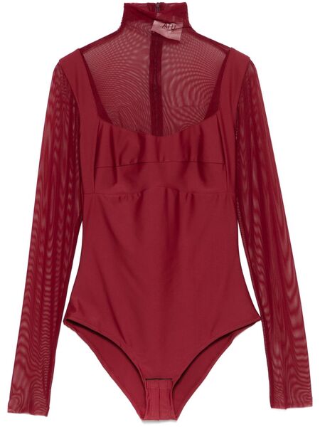  Atu Body Couture Panelled Bodysuit - Red 