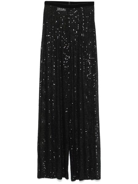  Atu Body Couture Sequinned Trousers - Black 