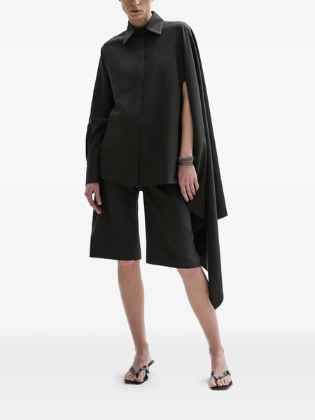  Atu Body Couture Winged Shirt - Black 
