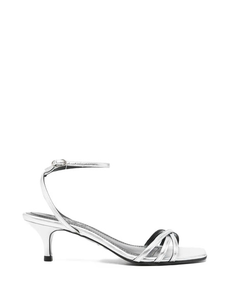  Augusta Criss Cross Uma Sandals - Silver 