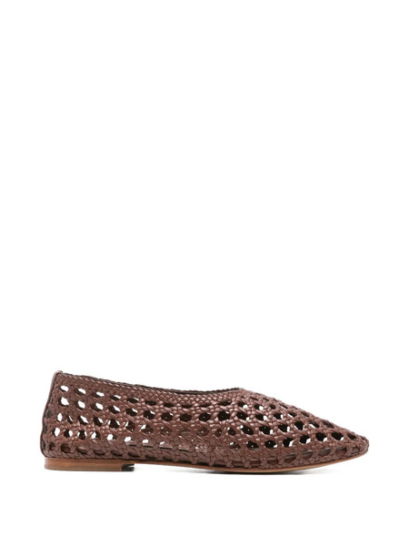  Augusta Woven Ballet Flats - Brown 