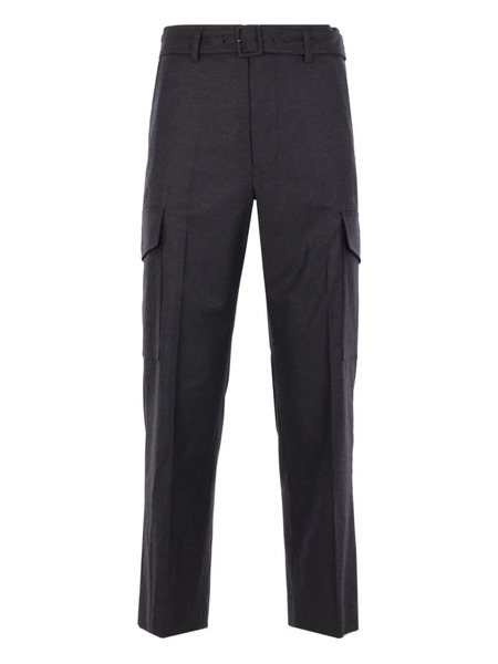  Auralee Belted Cargo Trousers - Grey 