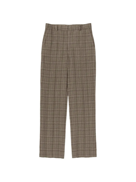  Auralee Checks Trousers - Neutrals 
