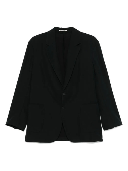  Auralee Cotton-wool Blazer - Black 