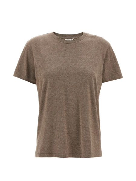  Auralee Crew-neck T-shirt - Brown 