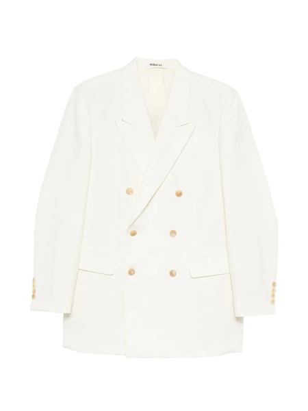  Auralee Double-breasted Blazer - Neutrals 