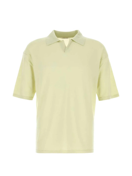  Auralee Open-collar Polo Shirt - Green 