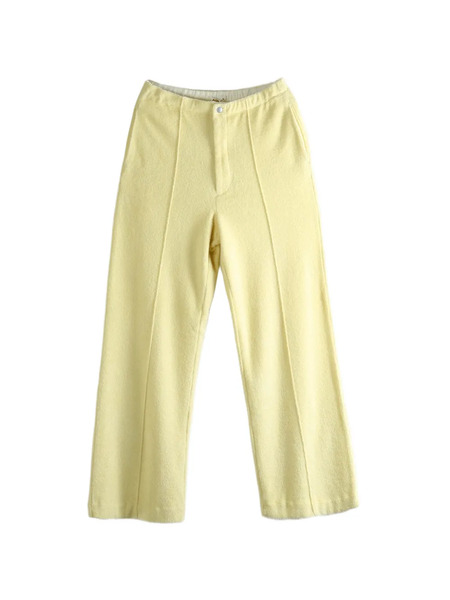  Auralee Seamed Trousers - Yellow 