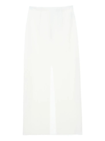  Auralee Slit Midi Skirt - Neutrals 
