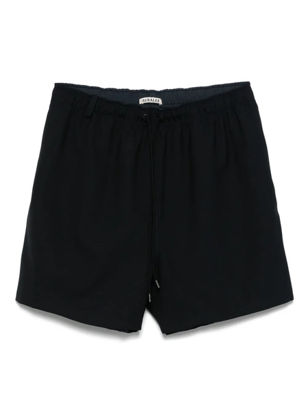  Auralee Wool-blend Shorts - Blue 