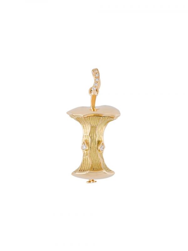  Aurelie Bidermann 'big Apple' Diamond Pendant - Yellow 