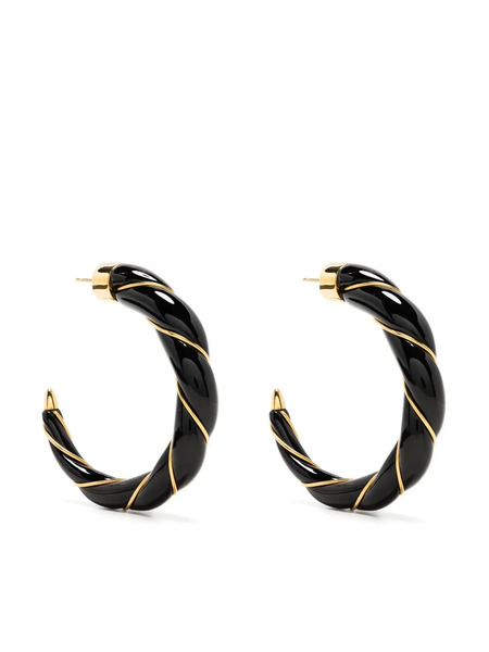  Aurelie Bidermann Half Hoop Earrings - Gold 