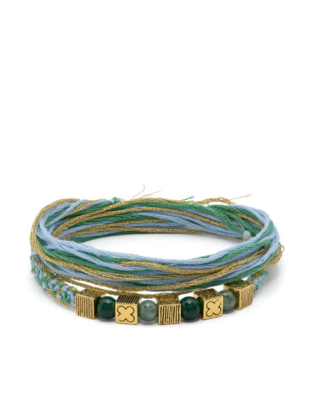  Aurelie Bidermann Honolulu Braided Bracelet - Gold 