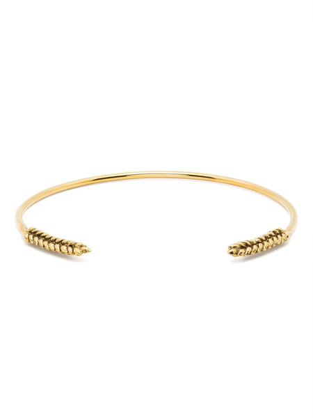  Aurelie Bidermann Wheat Open Necklace - Gold 