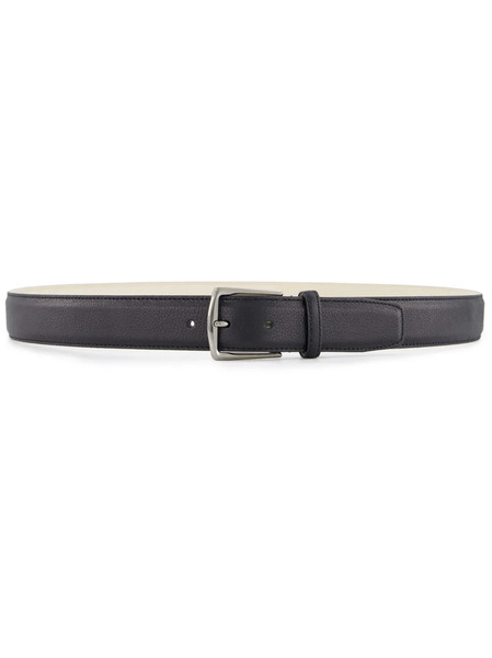  Aurélien Buckled Leather Belt - Black 