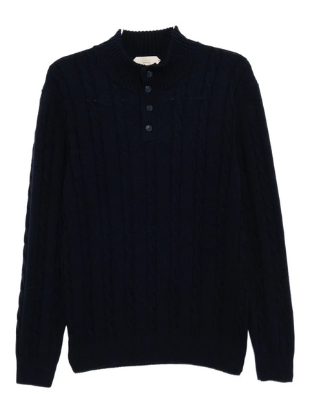  Aurélien Cable-knit Jumper - Blue 