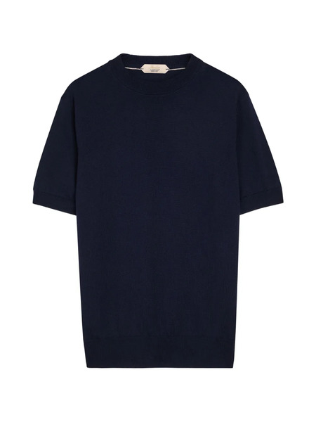  Aurélien Fine-knit T-shirt - Blue 