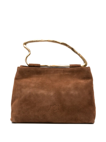  Autentica 504 Delia Joy Top-handle Tote Bag - Brown 