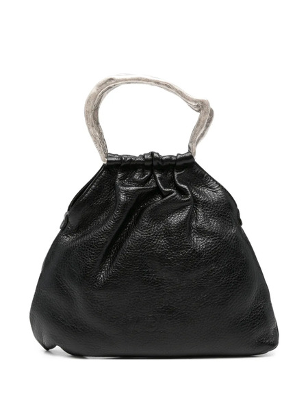  Autentica 504 Small Delia Textured Tote Bag - Black 