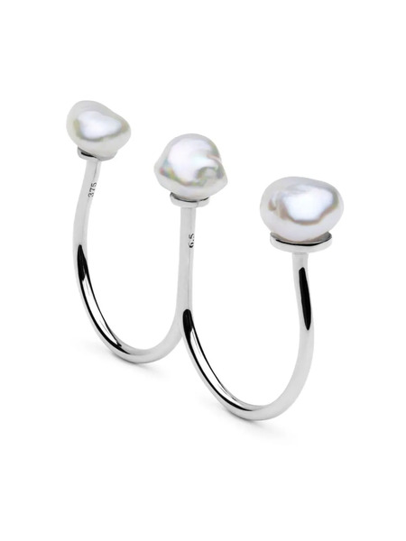  Autore Moda 9kt White Gold Sophia Pearl Ring 