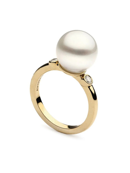  Autore Moda 9kt Yellow Gold Allegra South Sea Pearl Ring 