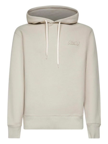  Autry Drawstring-hood Cotton Sweater - Neutrals 