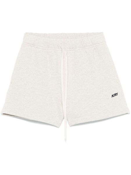  Autry Embroidered-logo Shorts - Grey 