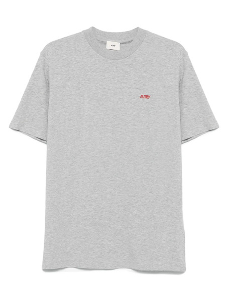  Autry Embroidered-logo T-shirt - Grey 