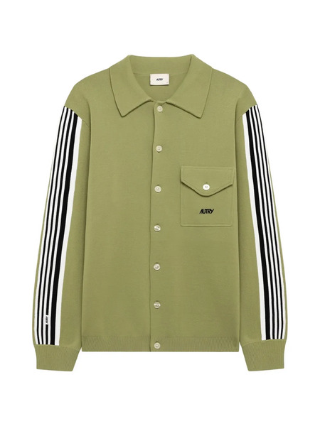  Autry Fine-knit Cardigan - Green 